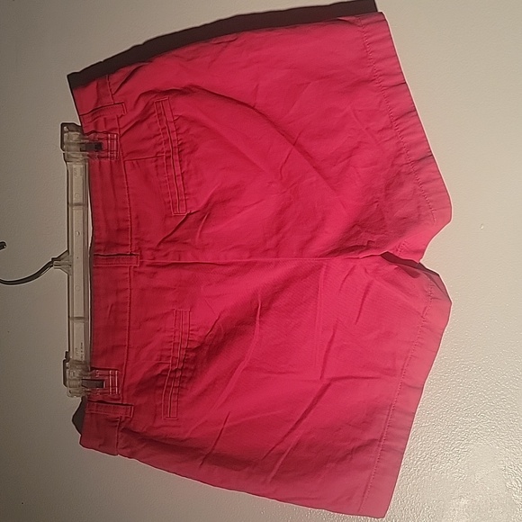 J. Crew Womens Pink Low Rise Flat Front Pockets Shorts, Size: 10 - Picture 3 of 6